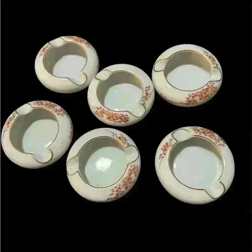 Vtg 50's Fukagawa Arita ashtrays - Picture 2 of 6